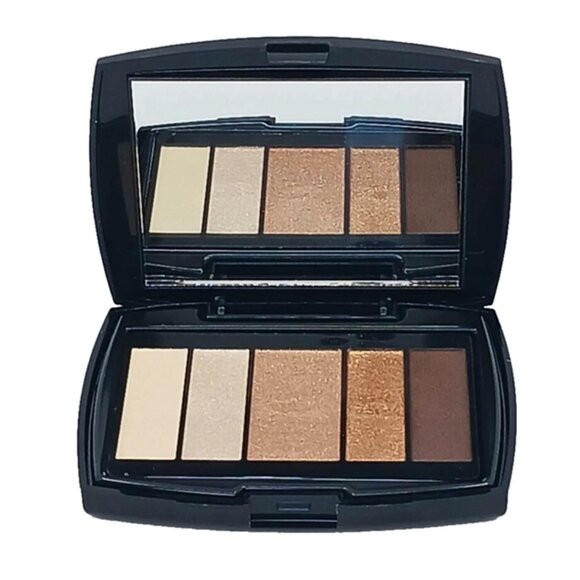 New Lancôme Color Design Eye Brightening Eyeshadow Palette French Riviera Warm - Picture 3 of 5